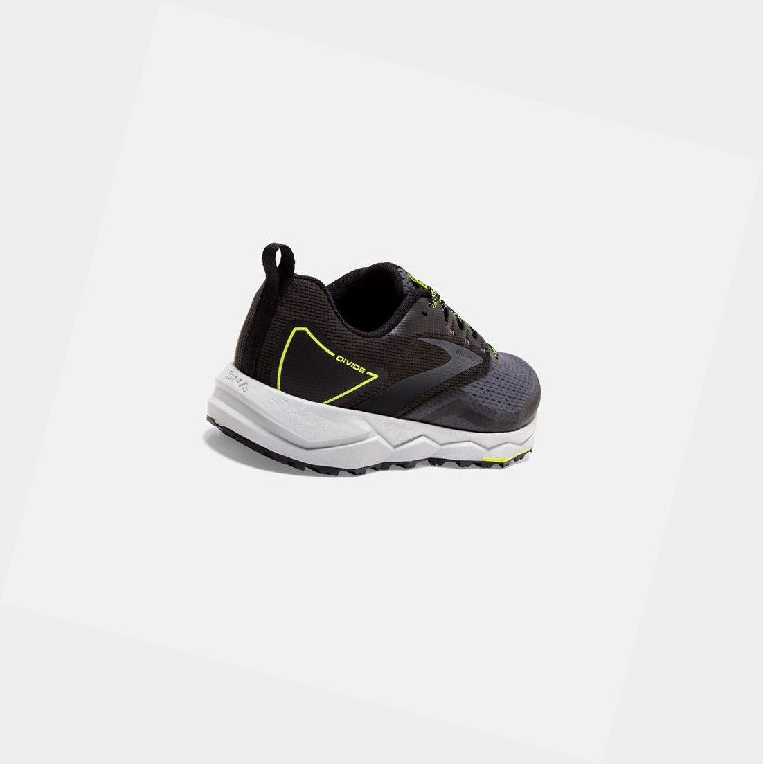 Zapatos Trail Brooks Divide 2 Hombre Negras | MLY321709