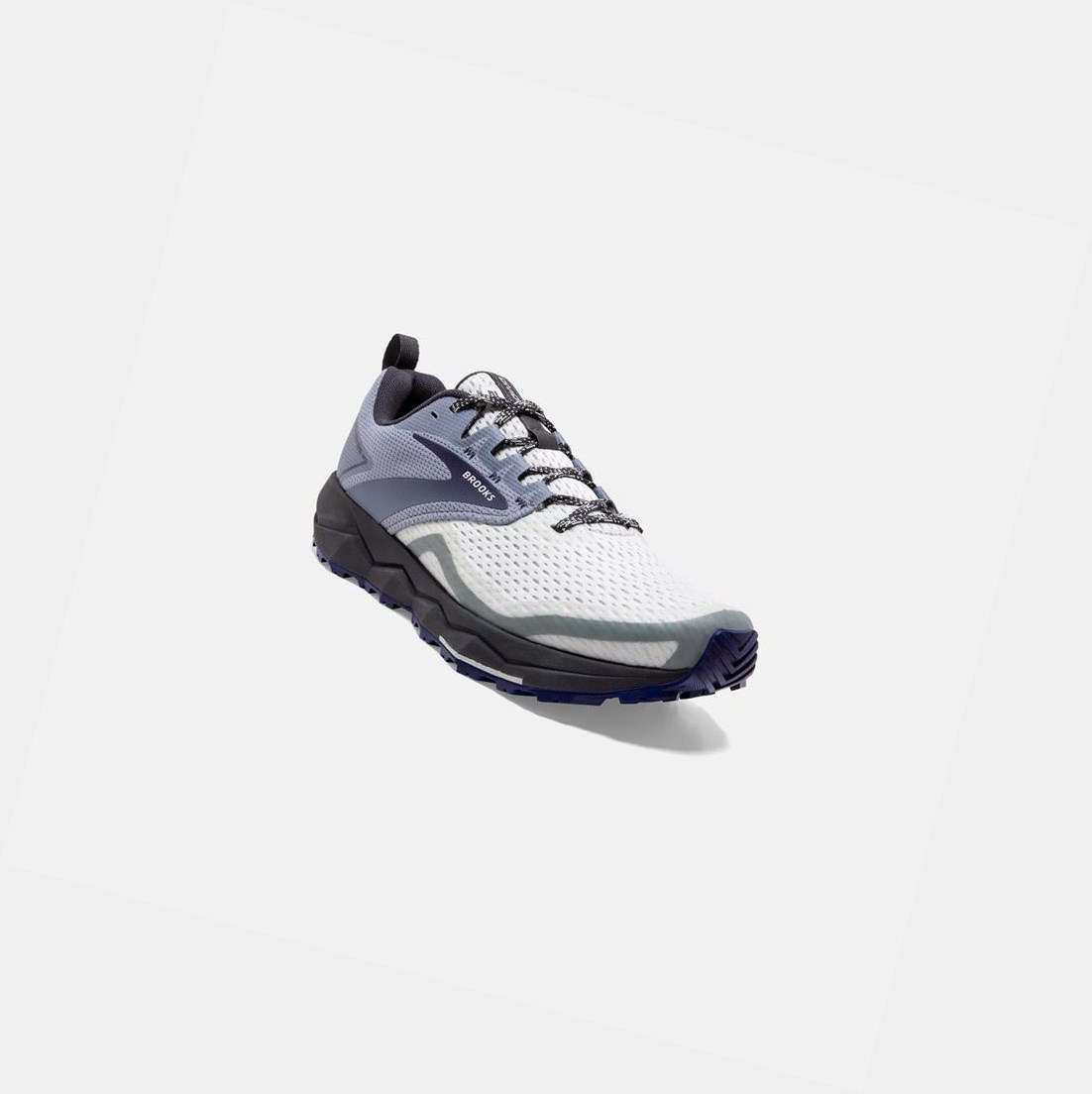 Zapatos Trail Brooks Divide 2 Mujer Gris Azules | HDJ132469