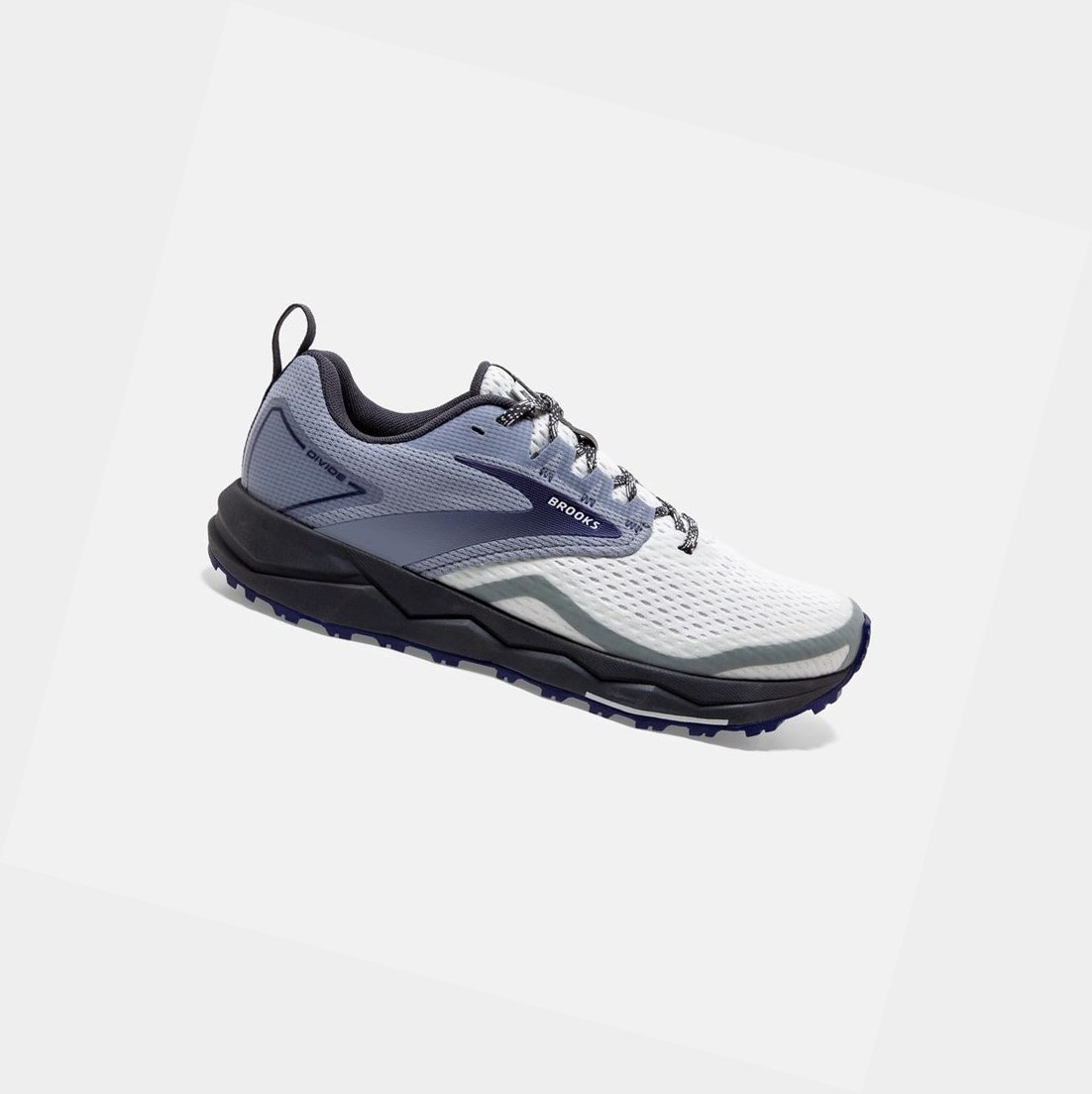 Zapatos Trail Brooks Divide 2 Mujer Gris Azules | HDJ132469